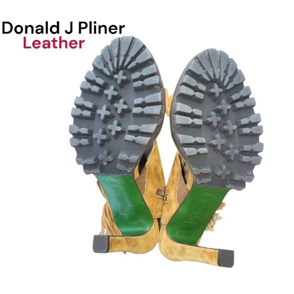 Rare Donald Pliner Lisa Signature Inux Boho Bohemian Native Fringe Stiletto 8 - Picture 10 of 14